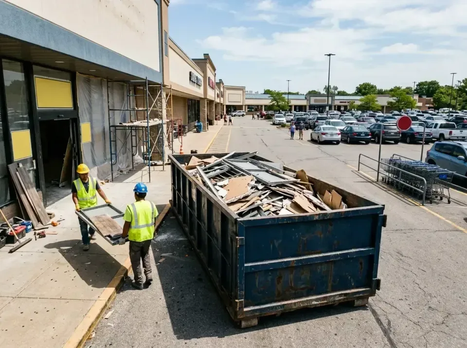 retail-store-renovation-debris-003 — frequently asked questions, Roll-off Dumpster Rentals in Wonder Lake, IL